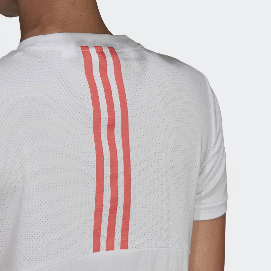 adidas Originals AEROREADY Designed 2 Move 3-Stripes Sport Tee