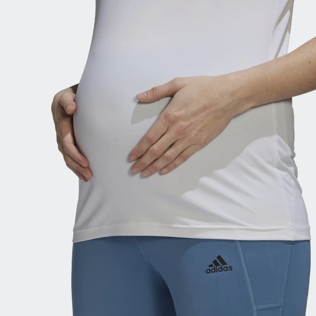 adidas Originals Designed to Move Colorblock Sport Maternity Tee