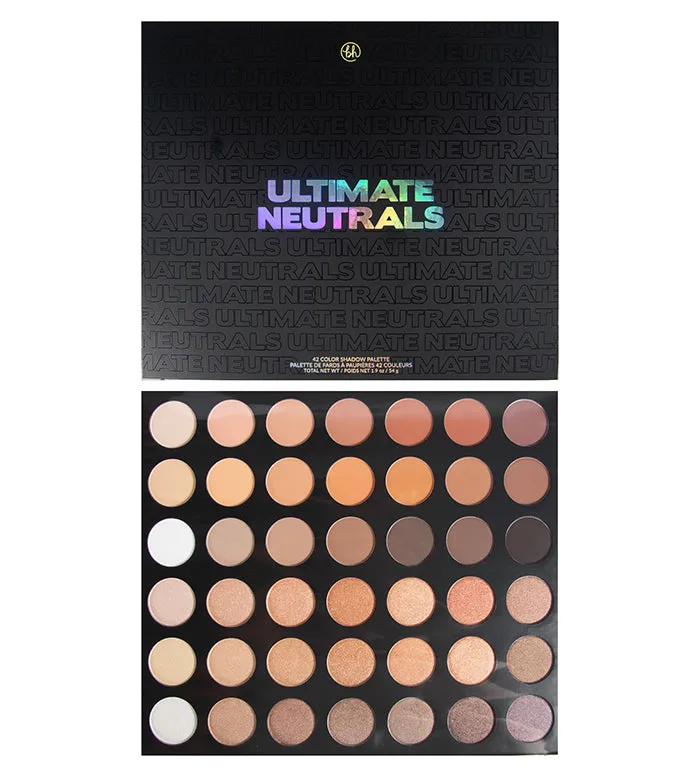 BH Cosmetics - Paleta de 42 sombras - Ultimate Neutrals