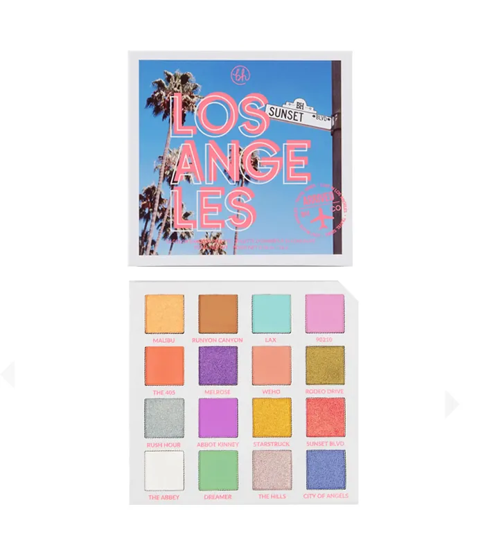 BH Cosmetics - *Travel Series* - Paleta de sombras - Lost in Los Angeles