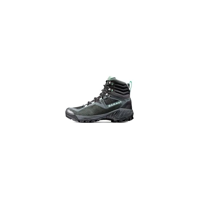 Bota senderismo mujer Mammut Sapuen High GTX (Dark sttel - neo mint)