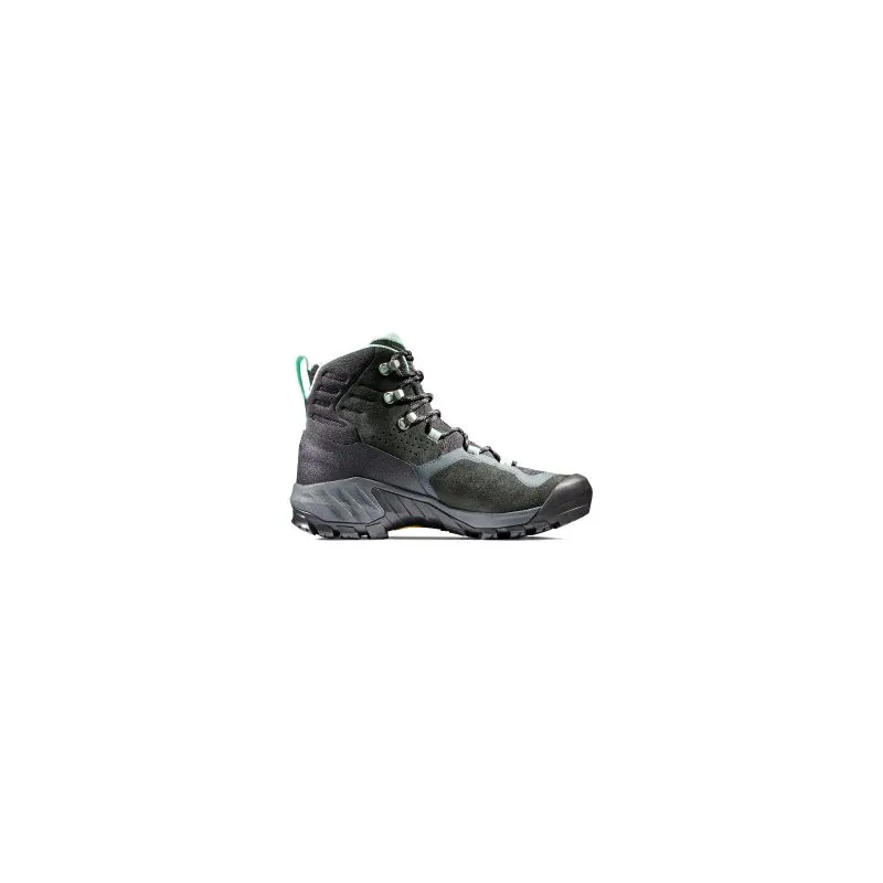 Bota senderismo mujer Mammut Sapuen High GTX (Dark sttel - neo mint)