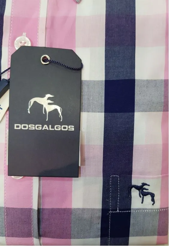 CAMISA DE HOMBRE DOS GALGOS 4461 CUADROS