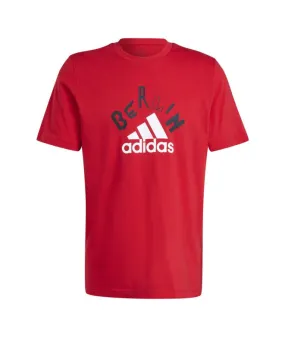 Camiseta adidas Ber Graphic Hombre Rojo