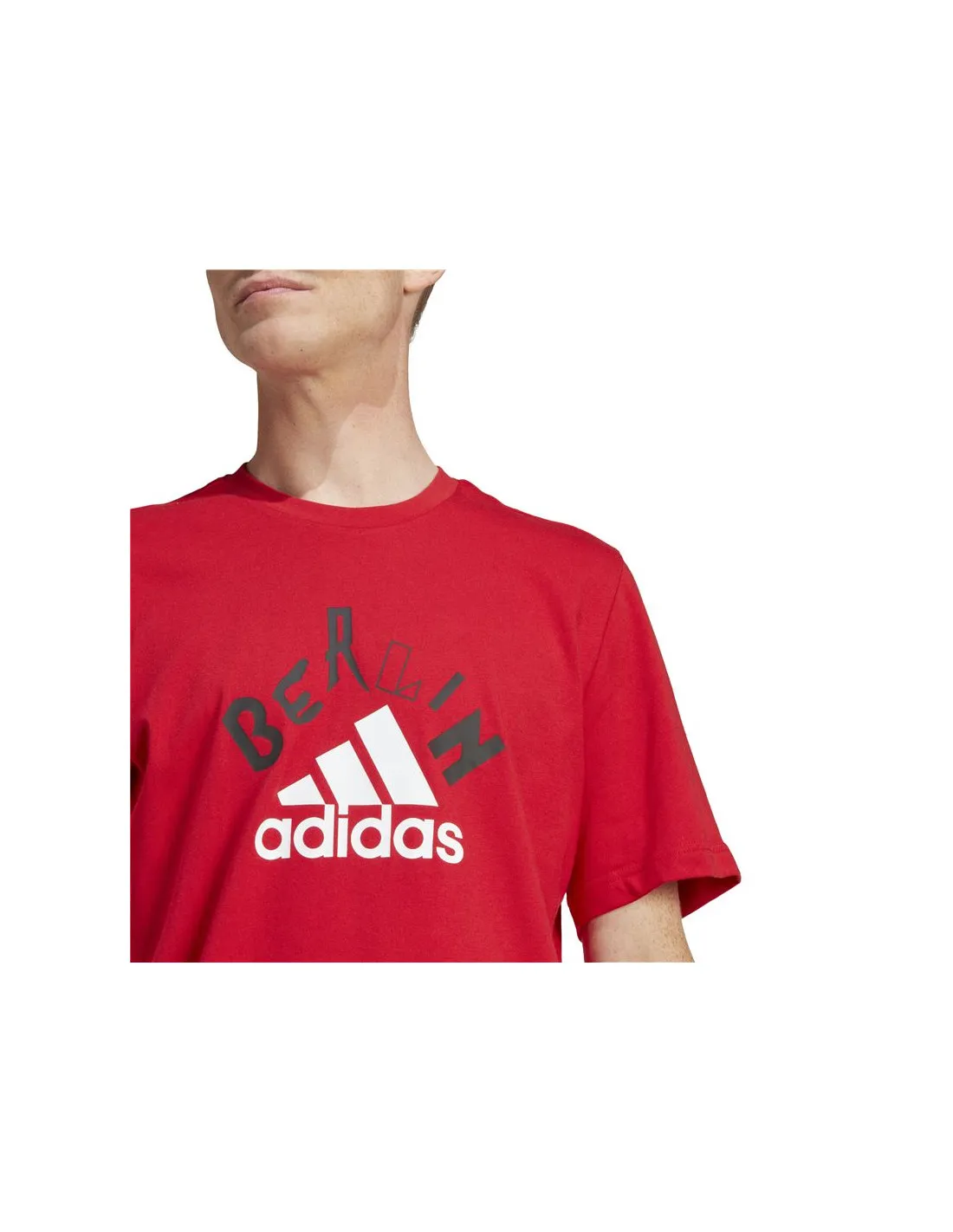 Camiseta adidas Ber Graphic Hombre Rojo