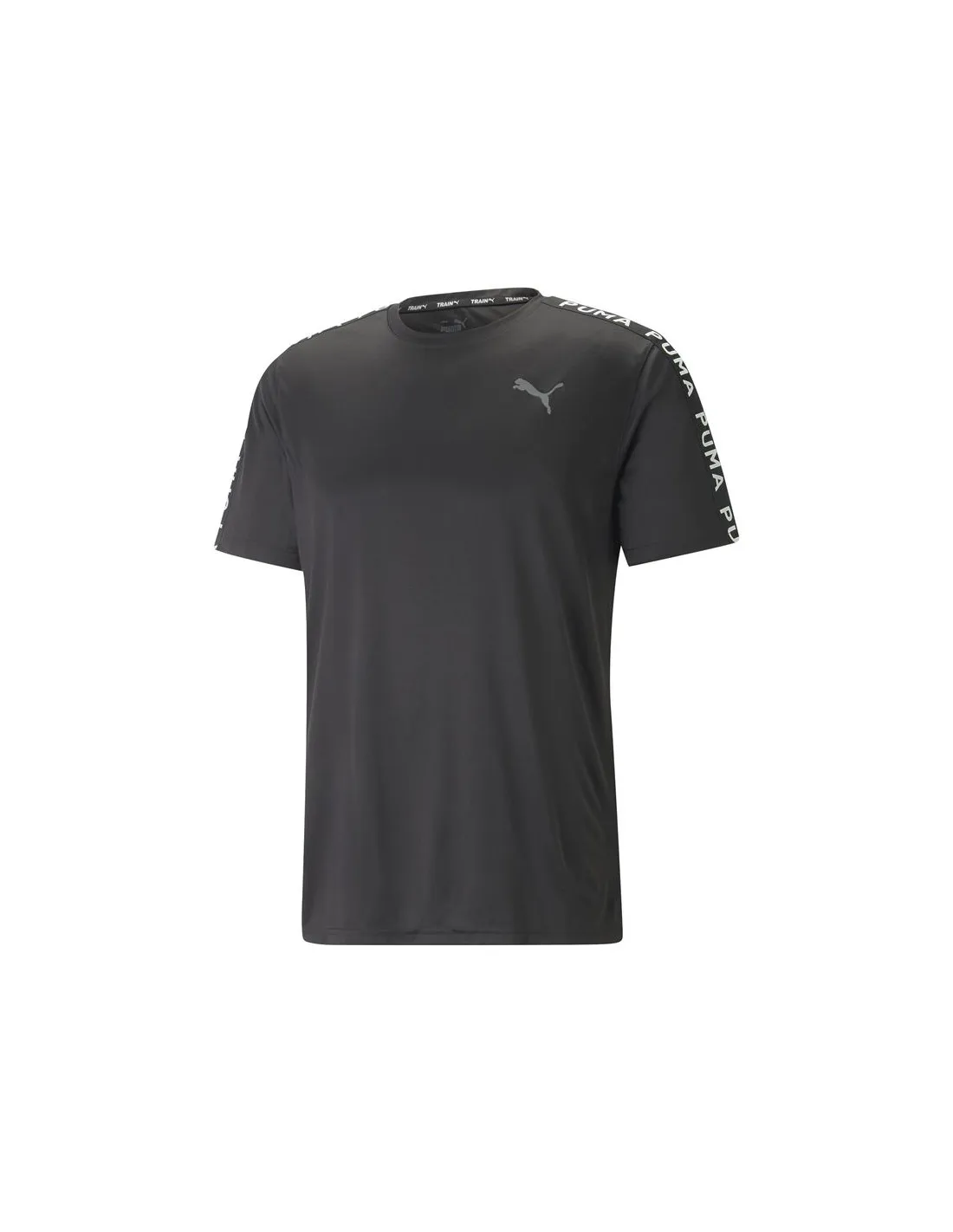 Camiseta De Fitness Puma Fit Taped Negro