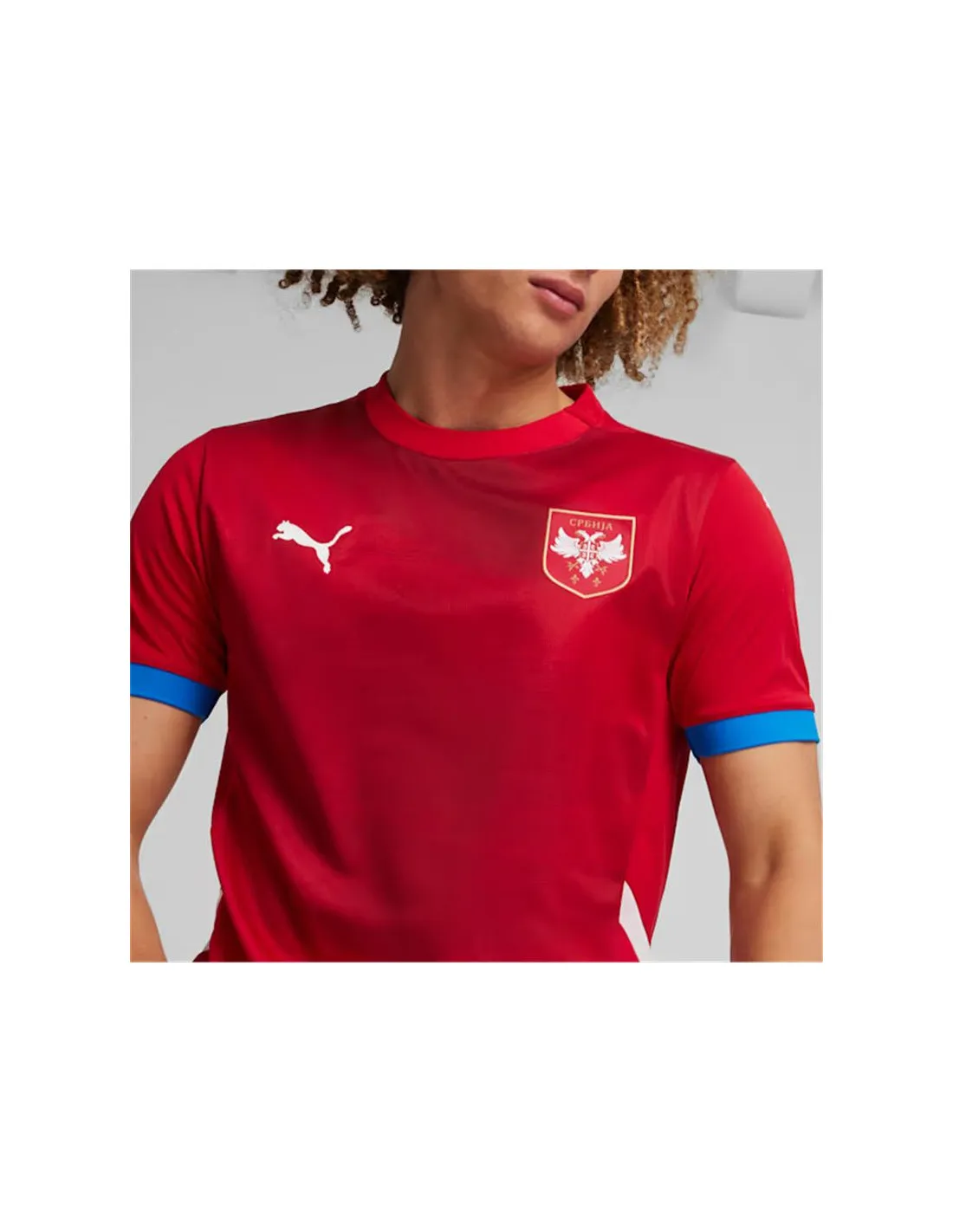 Camiseta de Fútbol Puma Serbia 2024 Hombre Rojo