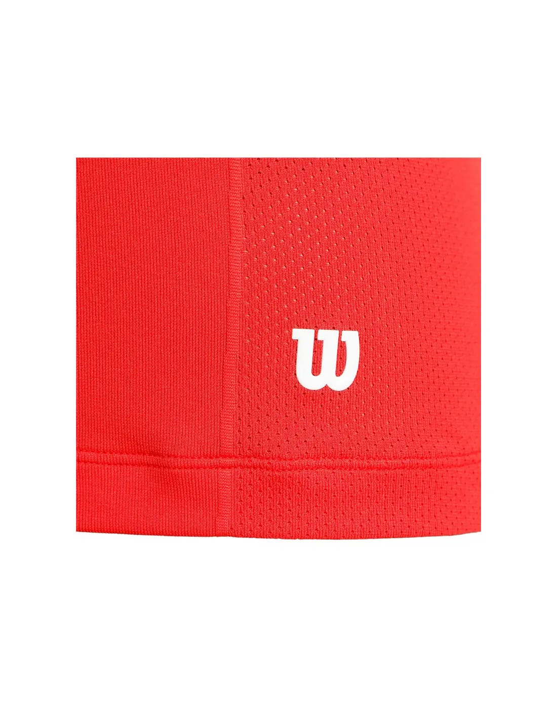 Camiseta de Pádel Wilson Team Seamless Crew Rojo Hombre