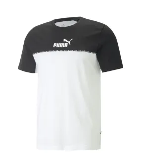 Camiseta Puma Essentials Block X Tape Hombre Black