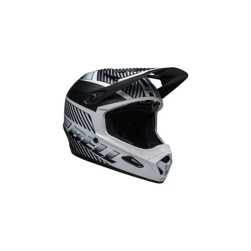 Casco MTB Bell Transfer DH (NEGRO MATE/BLANCO)