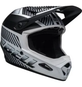 Casco MTB Bell Transfer DH (NEGRO MATE/BLANCO)