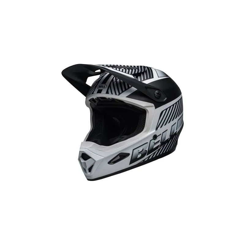 Casco MTB Bell Transfer DH (NEGRO MATE/BLANCO)