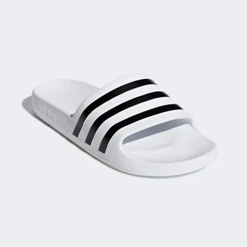 Chanclas Adidas Adilette Aqua Blancas-Negras