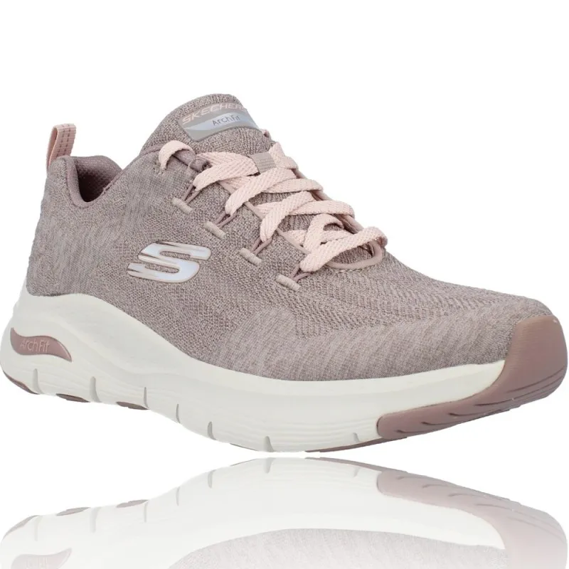 Deportivas Mujer de Skechers 149414 Arch Fit Comfy Wave