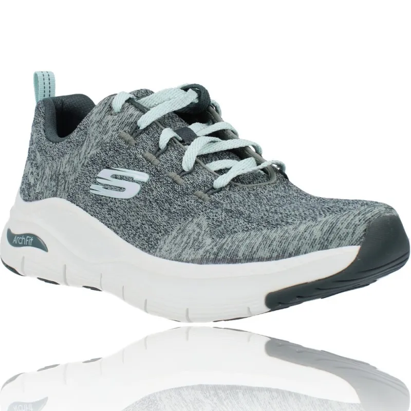 Deportivas Mujer de Skechers 149414 Arch Fit Comfy Wave