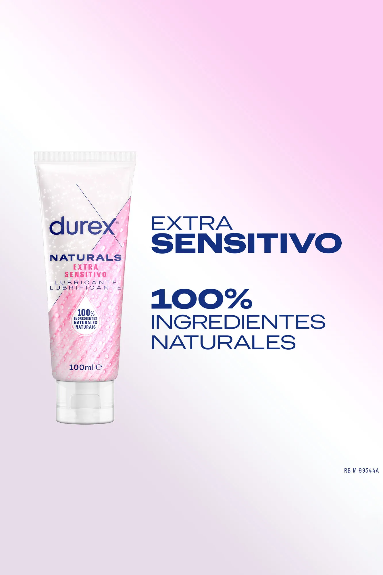 Durex Lubricante Naturals Extra Sensitivo 100 ml