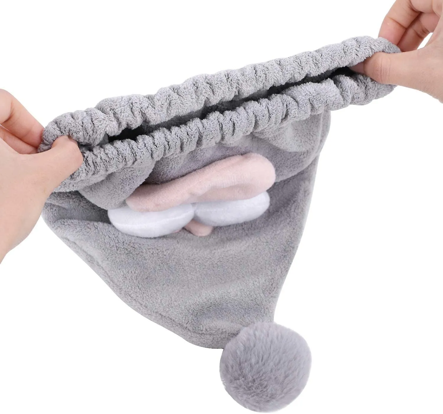 Funny Hair Drying Towel Kids Head Towel Polyester Microfiber Headscarf Drying Cap Hair Turban Soft Quick Dry Hair Towel