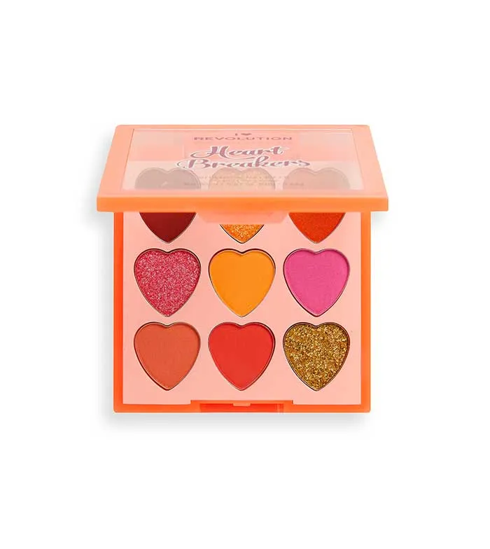 I Heart Revolution - Paleta de sombras Heart Breakers - Fiery