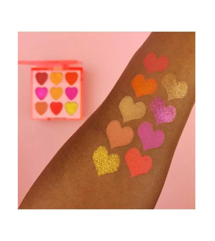 I Heart Revolution - Paleta de sombras Heart Breakers - Fiery