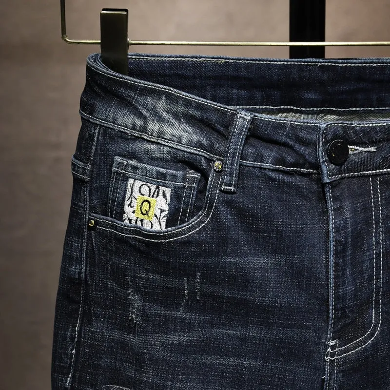 Jeans Ajustado Para Hombre