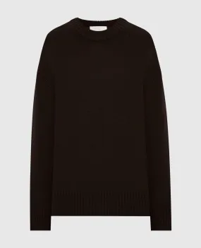 LISA YANG Renske cashmere sweater in brown