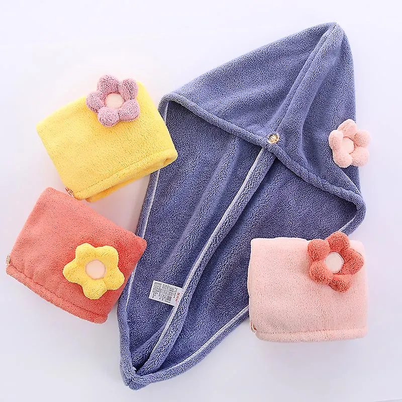 Magic Shower Cap for Women Bathroom Hair Turban Swivel Headband Girls Soft Microfiber Hair Towel Super Absorbent Quick Dry Cap