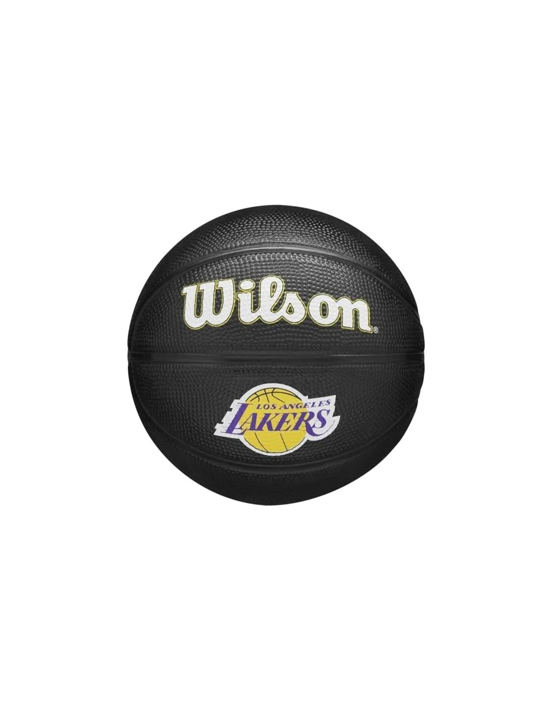 Mini Balón de Baloncesto Wilson 86 NBA Lakers Negro