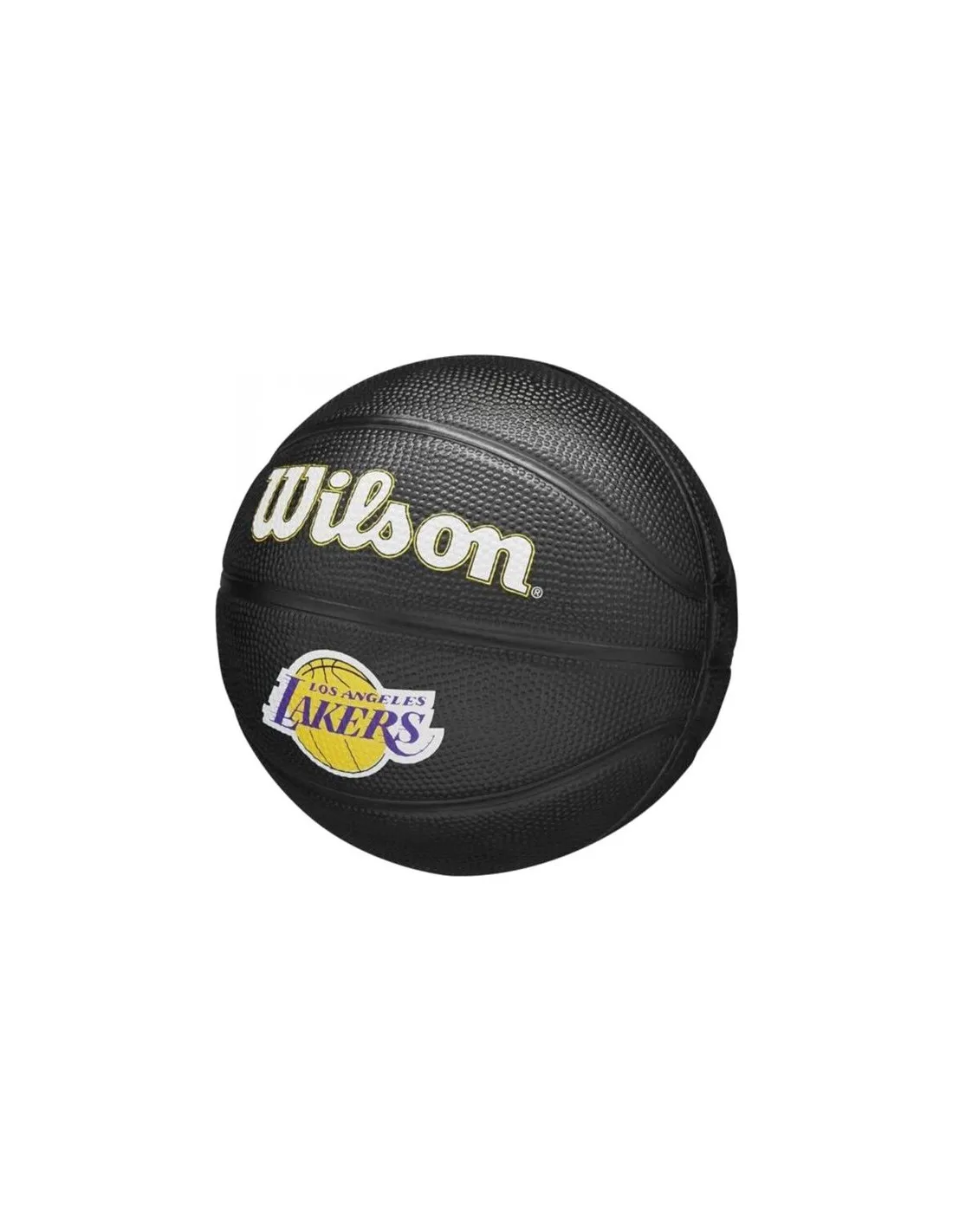 Mini Balón de Baloncesto Wilson 86 NBA Lakers Negro