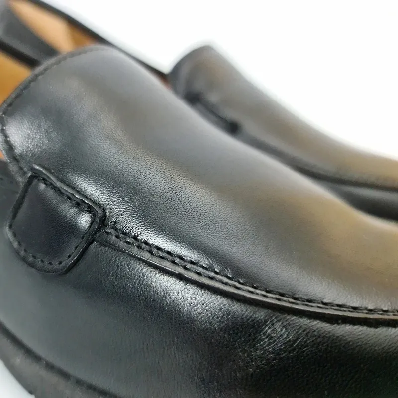 Mocasines Cómodos Mujer Piel Blanda Plantilla Extraíble 12701 Negro, de Amelie