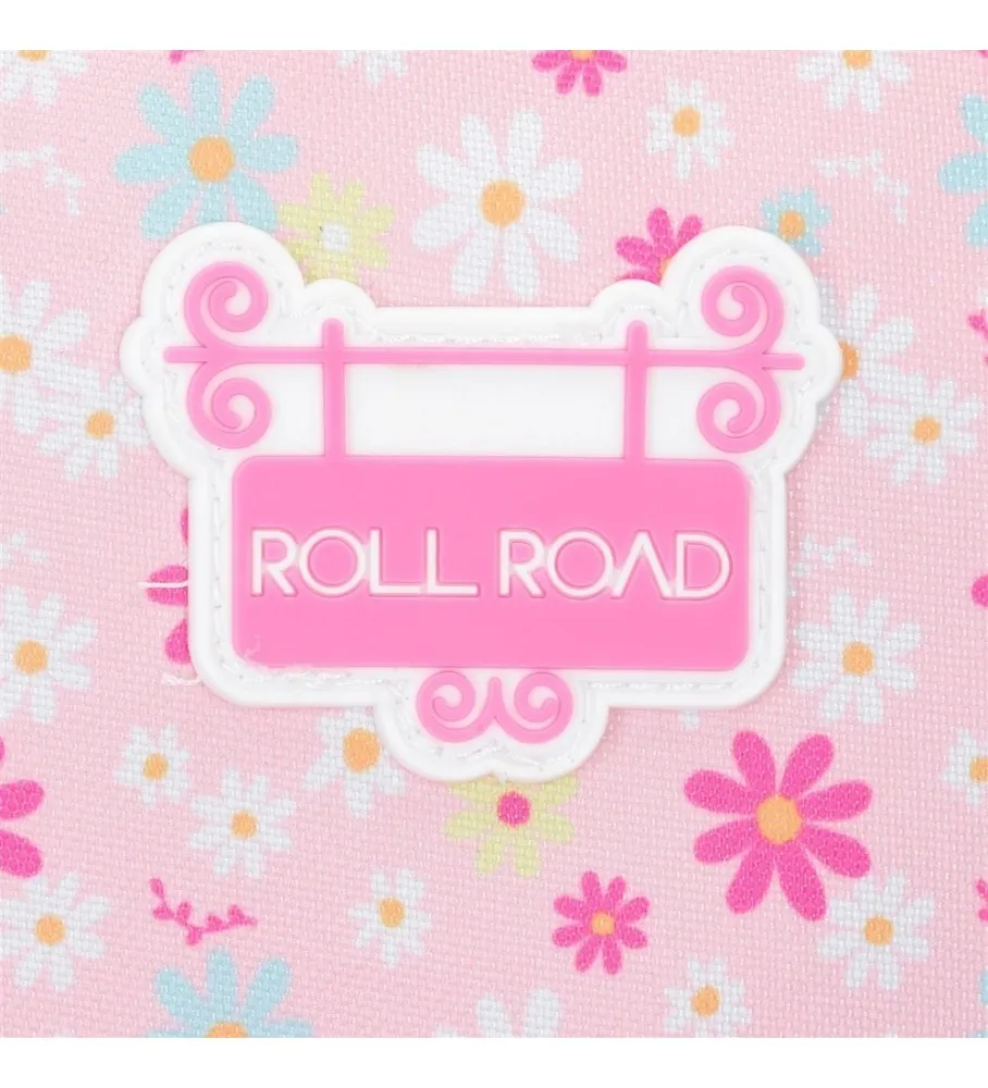 Mochila 42cm Roll Road Coffee shop con carro rosa