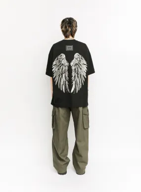 MOD WAVE MOVEMENT Camiseta  WING CAPSULE  color negro