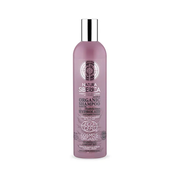 Natura Siberica Champú Orgánico para Cabello Teñido, Revitalización del color y Brillo 400ml