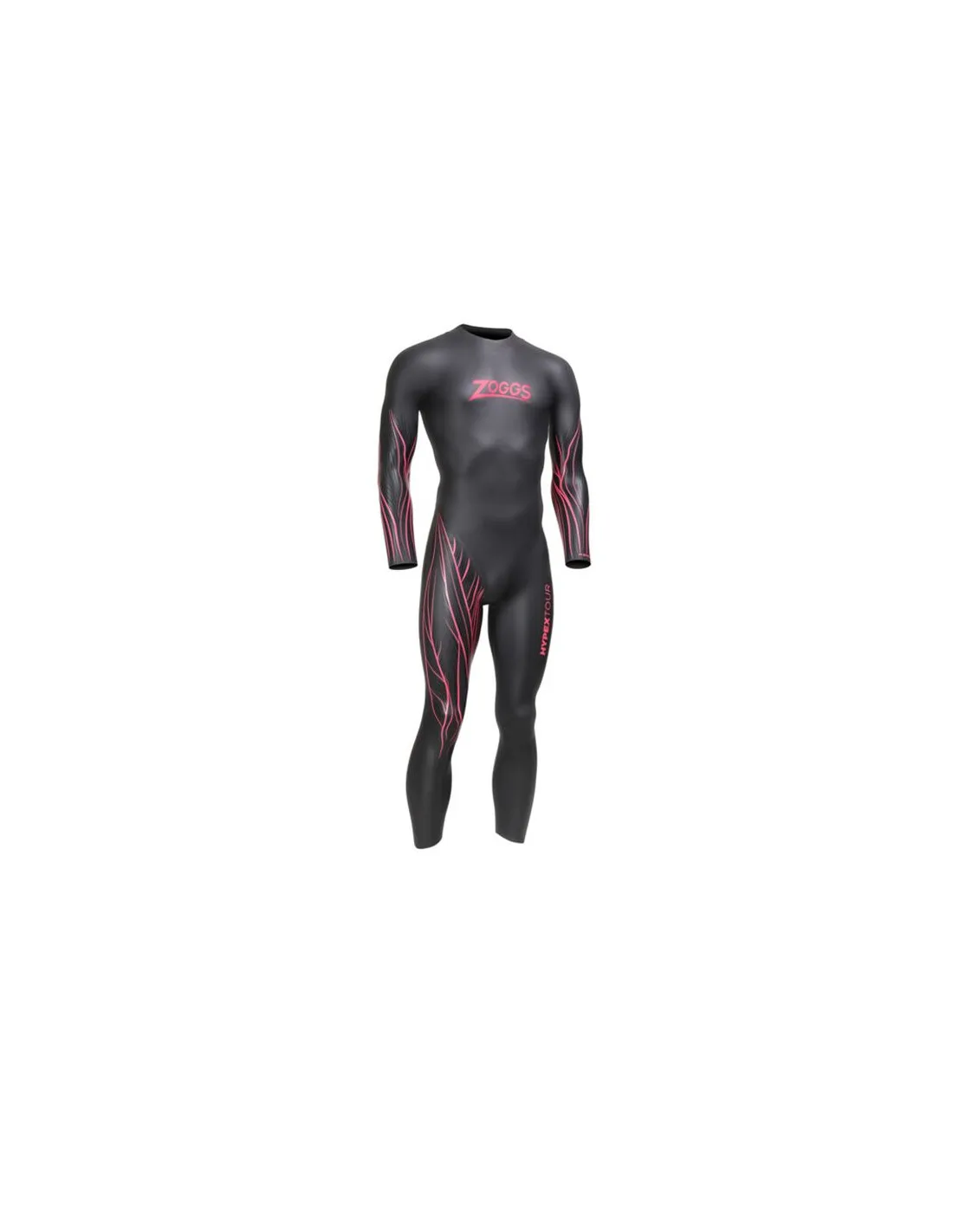 Neopreno de triatlón Zoggs Hypex Tour Fs Hombre Negro/Rojo