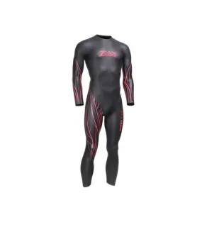 Neopreno de triatlón Zoggs Hypex Tour Fs Hombre Negro/Rojo