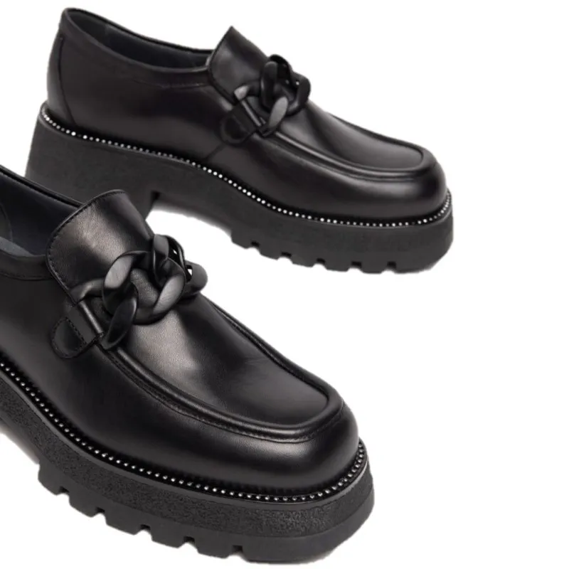 NERO GIARDINI I205940D Negro Mocasín adorno mujer