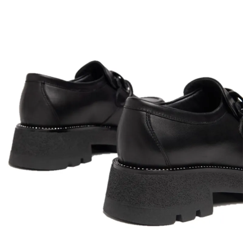 NERO GIARDINI I205940D Negro Mocasín adorno mujer