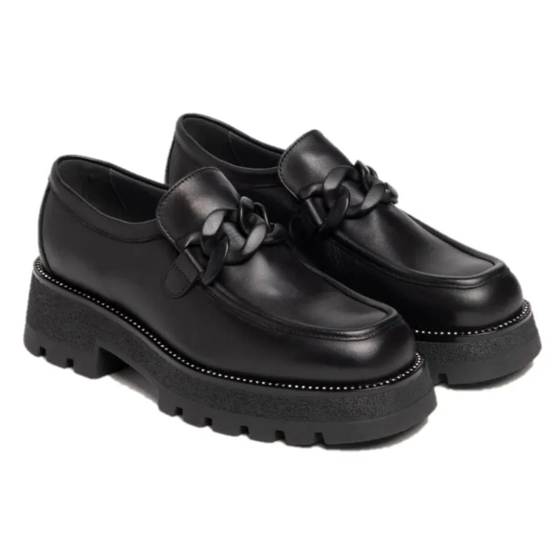 NERO GIARDINI I205940D Negro Mocasín adorno mujer