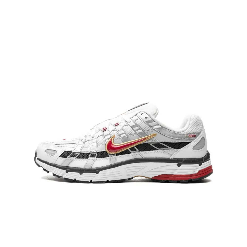 Nike P-6000 Platinum Varsity Red