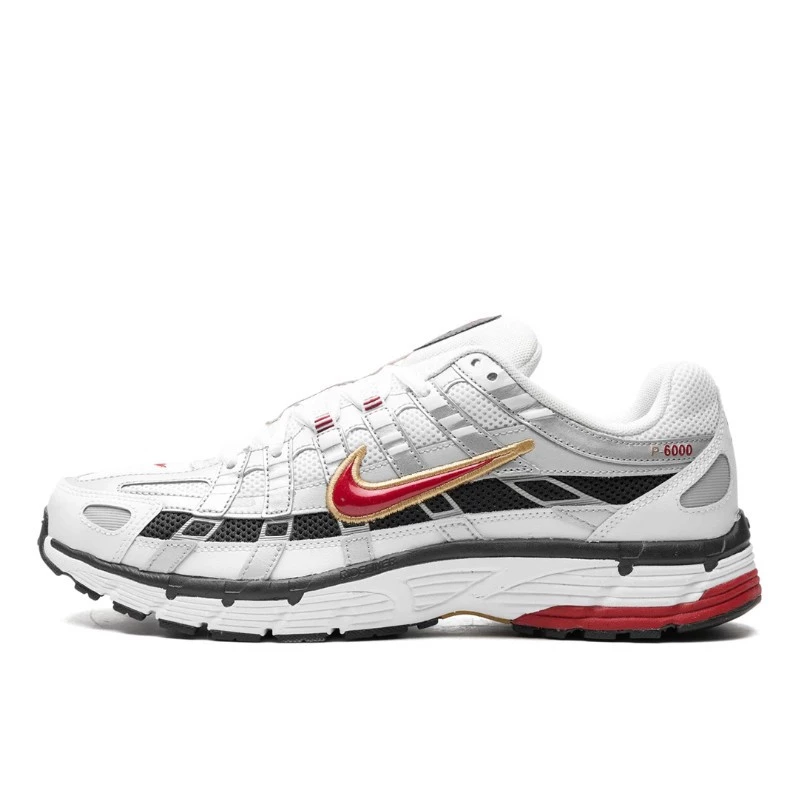 Nike P-6000 Platinum Varsity Red