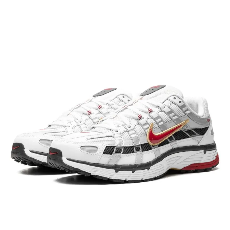 Nike P-6000 Platinum Varsity Red