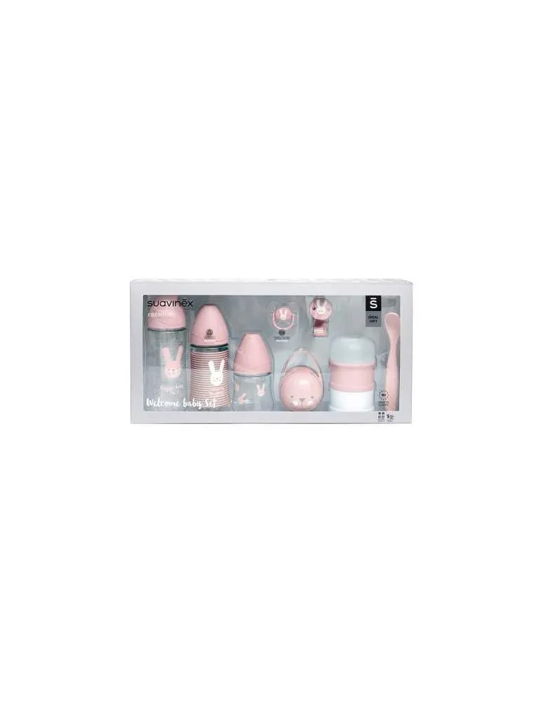 PACK WELCOME BABY SET HYGGE ROSA SUAVINEX