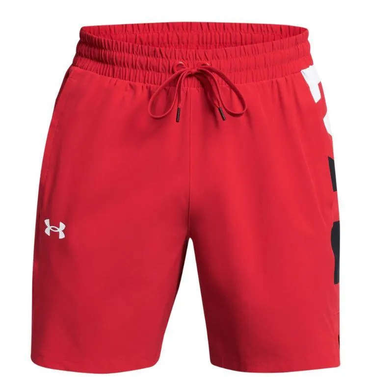 Pantalón Corto Under Armour Baseline Woven Short Rojo