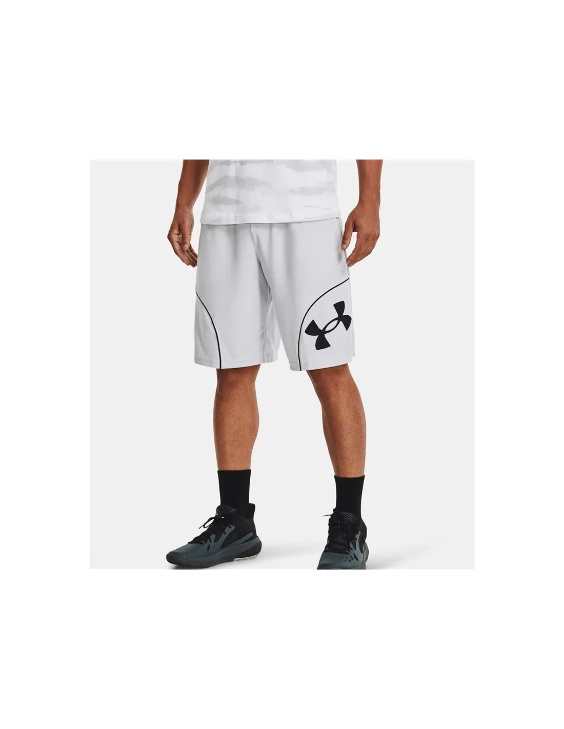 Pantalón corto Under Armour Perimeter 28cm Hombre Gray/Black