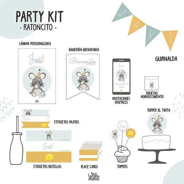 PARTY KIT RATONCITO