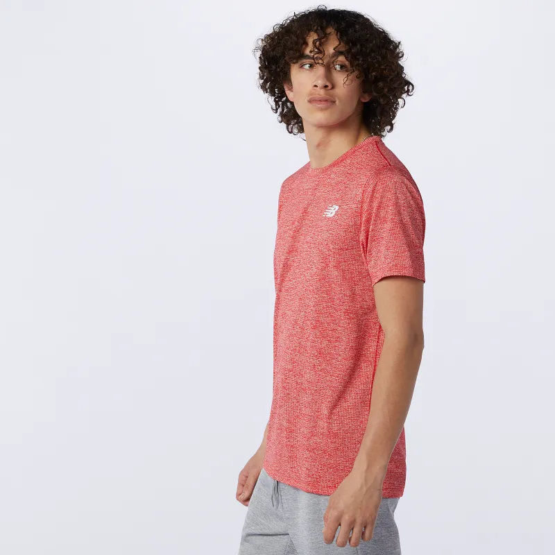 Polera Entrenamiento Hombre New Balance Tenacity Roja