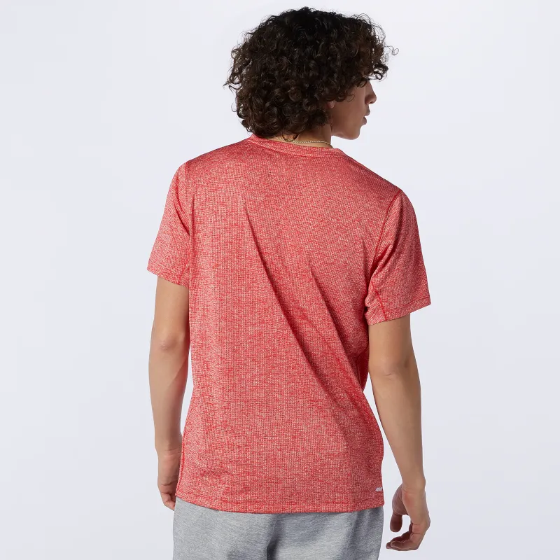 Polera Entrenamiento Hombre New Balance Tenacity Roja