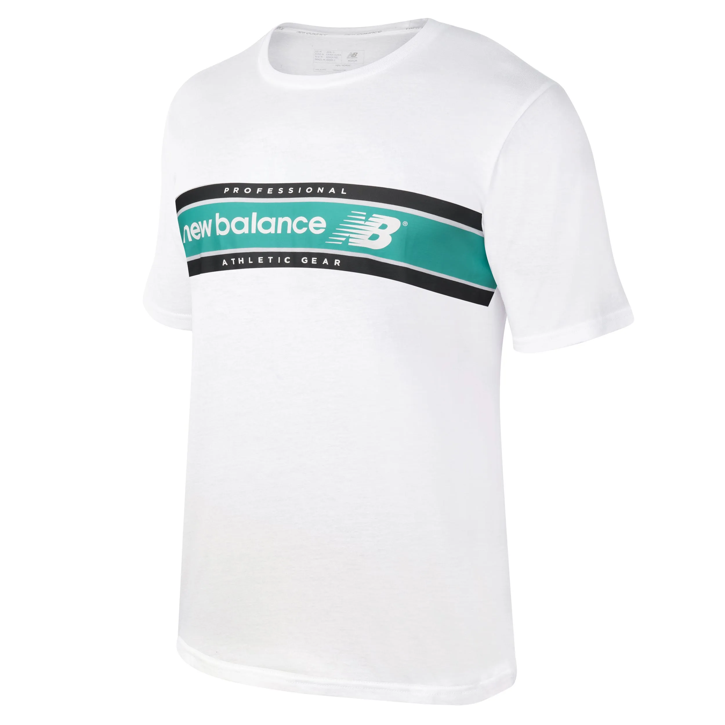 Polera Hombre New Balance Essentials Blanca