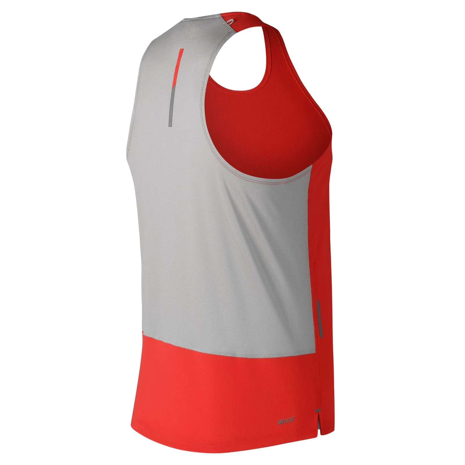 Polera Running Hombre New Balance Ice 2.0 Roja