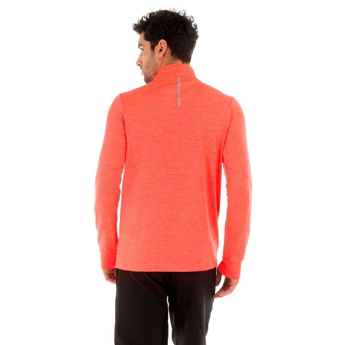 Polerón Running Hombre New Balance Quarter Zip Rojo