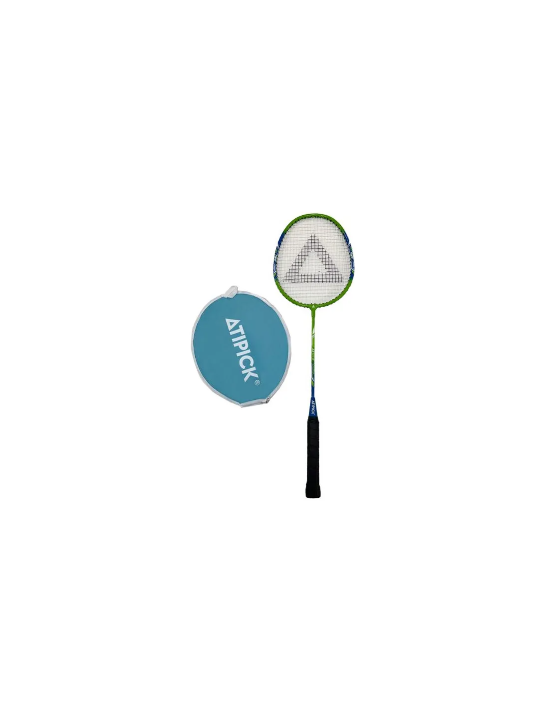 Raqueta de Bádminton Atipick-12 Con Funda Azul Verde